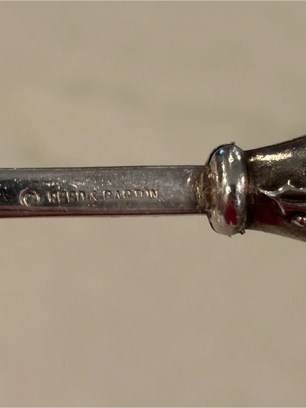Vintage Reed & Barton Silver plated Christmas Spoon